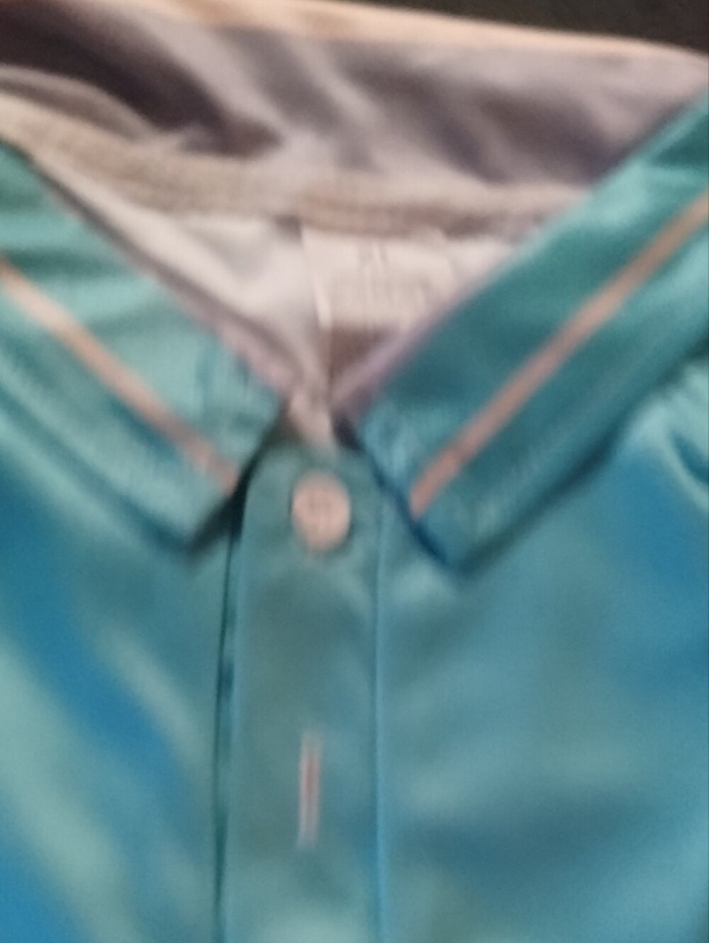 Calvin Klein Polo Shirts in Aqua and Navy Blue - Set of 2 - Picture 5 of 6